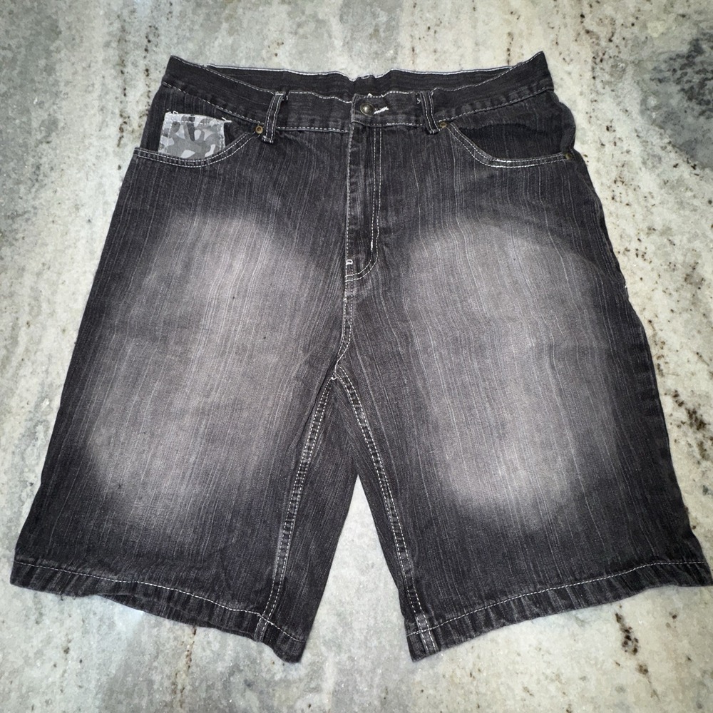 Vintage Open Trails Men's 36 Black Denim Jeans Faded Streetwear Y2K Hipster